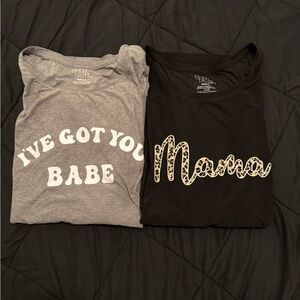 Maternity Graphic T-Shirts 🤰🏾🩶🖤